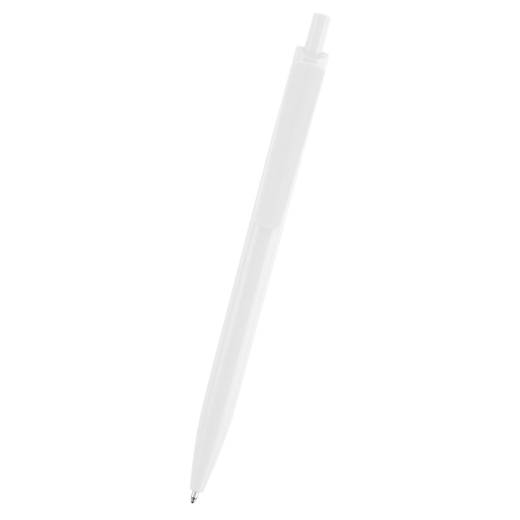 Sienna Pen in Recycled ABS - White - Front