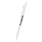 Sienna Pen in Recycled ABS - White - Full Color