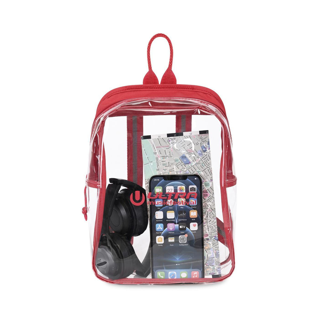 Sigma Clear Stadium Mini Backpack - Red - View 2
