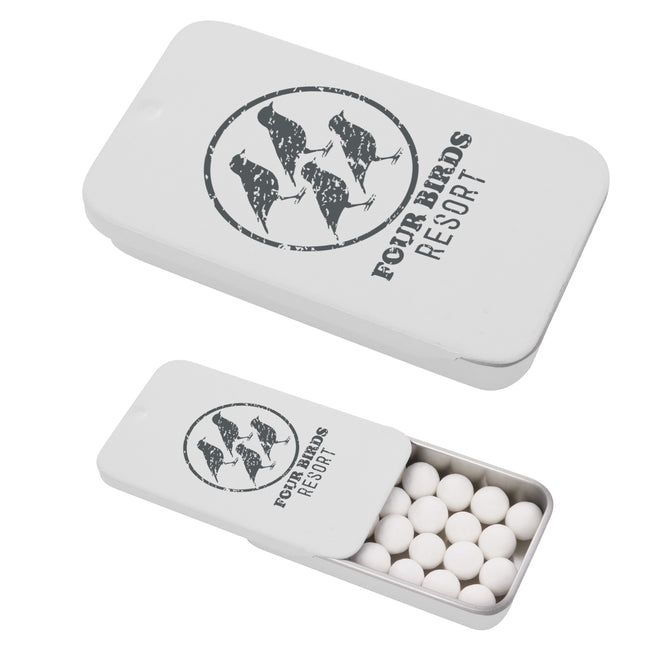 Signature Peppermints in a Slider Tin