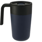 Sigrid Stainless Mug with Recycled Liner, 16 oz - Navy - Back