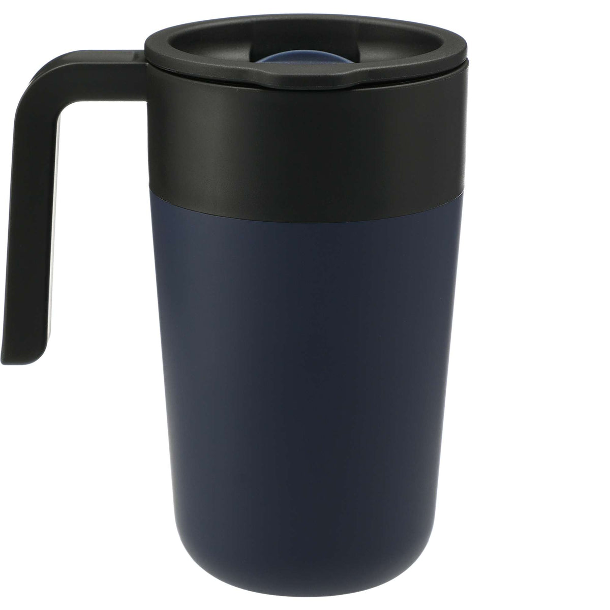 Sigrid Stainless Mug with Recycled Liner, 16 oz - Navy - Back