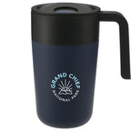 Sigrid Stainless Mug with Recycled Liner, 16 oz - Navy - Front