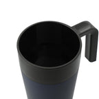 Sigrid Stainless Mug with Recycled Liner, 16 oz - Navy - Right Angle 2