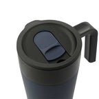 Sigrid Stainless Mug with Recycled Liner, 16 oz - Navy - Right Angle
