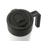 Sigrid Stainless Mug with Recycled Liner, 16 oz - White - Right Angle