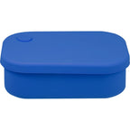 Silicone Bento Box with Four Compartments and Air Valve - Blueberry - Back