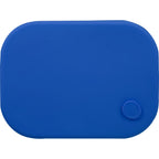Silicone Bento Box with Four Compartments and Air Valve - Blueberry - Front