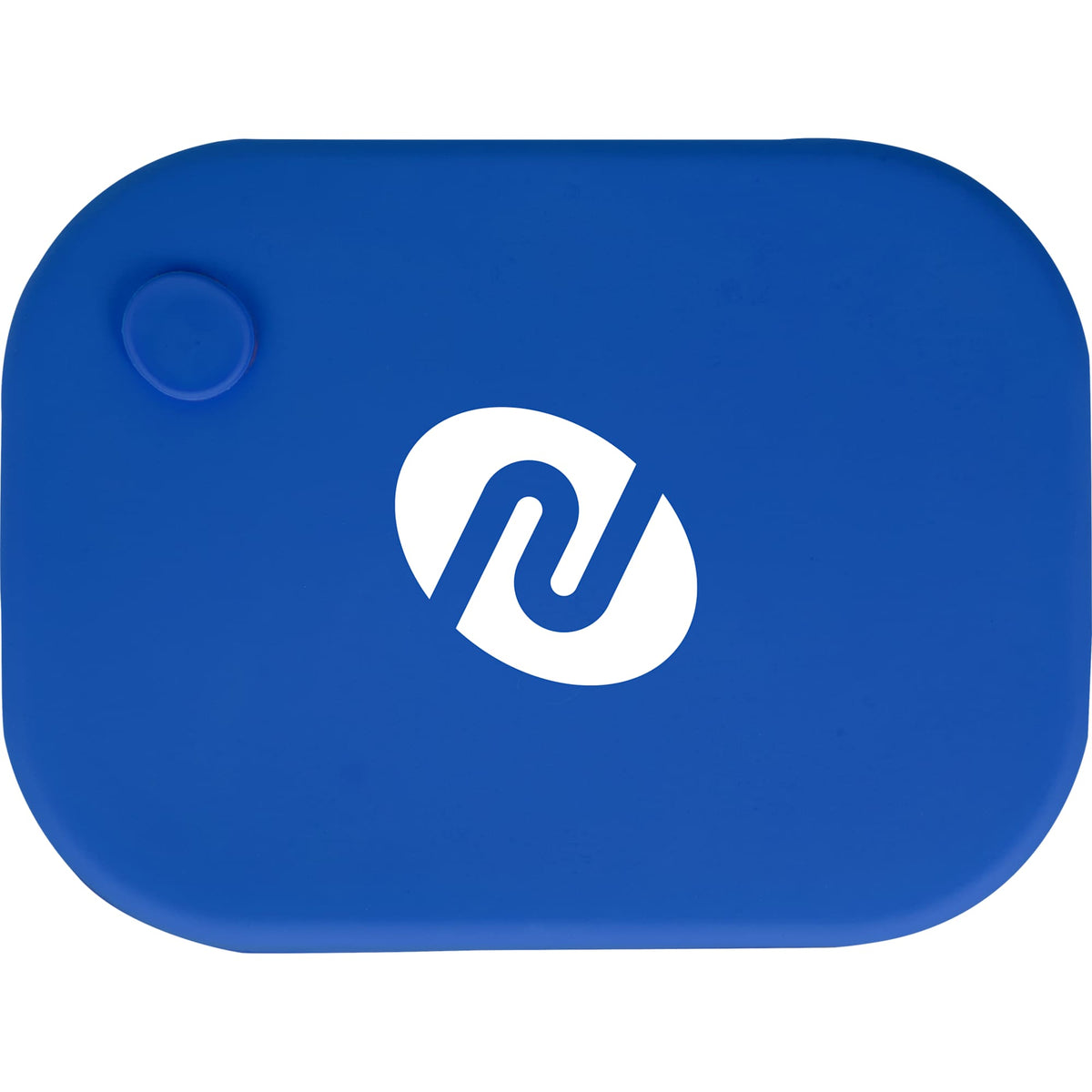 Silicone Bento Box with Four Compartments and Air Valve - Blueberry - Front