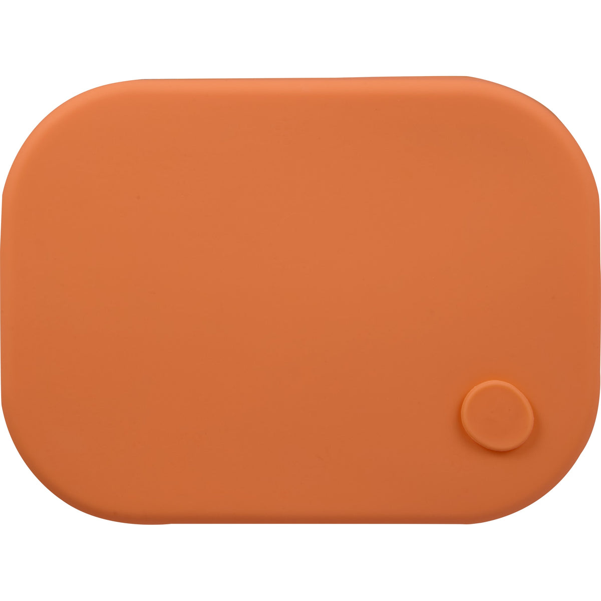 Silicone Bento Box with Four Compartments and Air Valve - Melon - Front