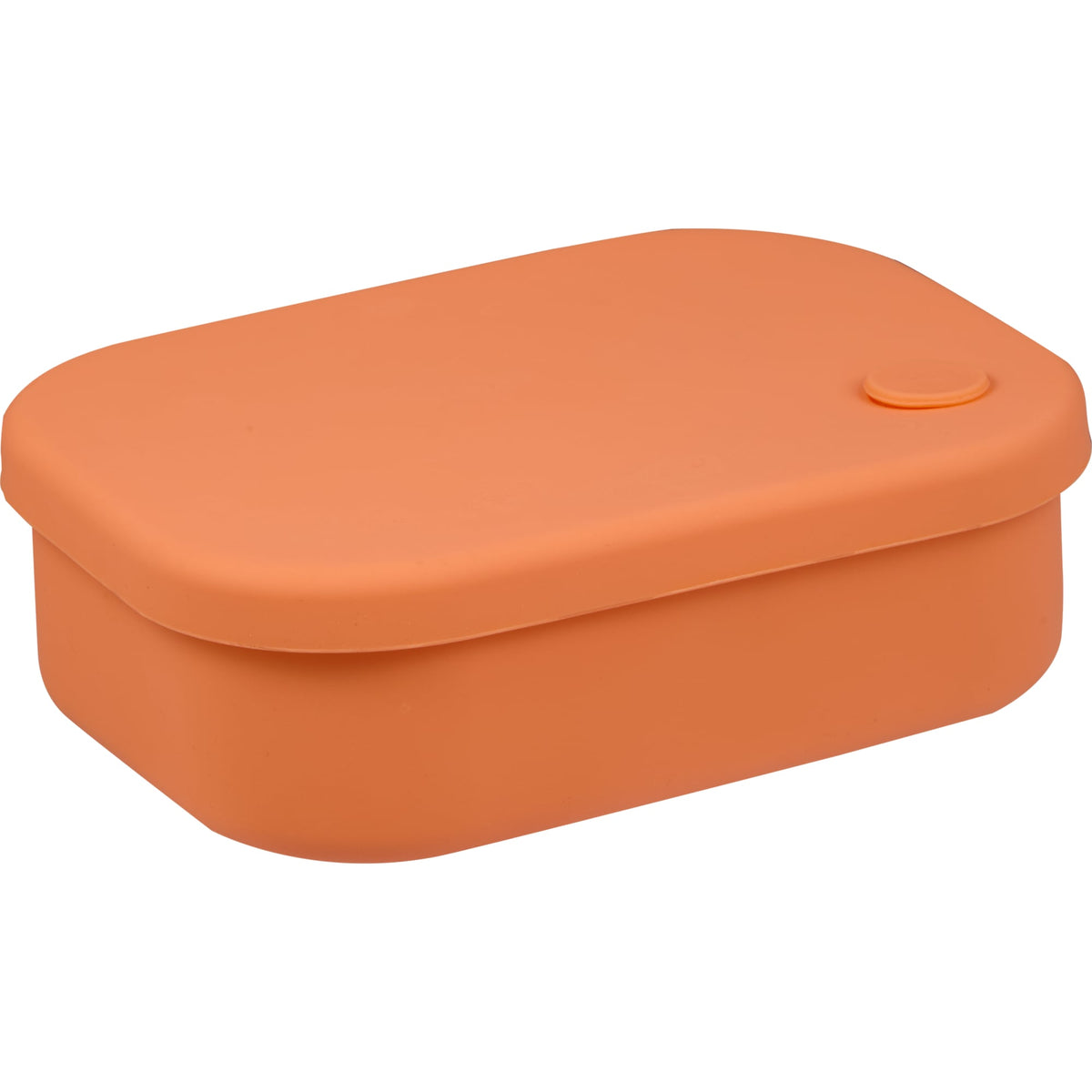 Silicone Bento Box with Four Compartments and Air Valve - Melon - Right Angle 2