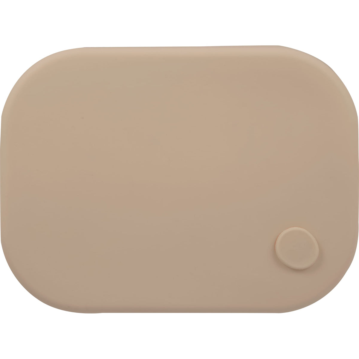 Silicone Bento Box with Four Compartments and Air Valve - Tofu - Front
