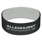 Silicone Bracelet, 1 Inch - Black - Laser