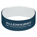 Silicone Bracelet, 1 Inch - Navy - Laser