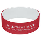 Silicone Bracelet, 1 Inch - Red - Laser
