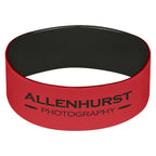 Silicone Bracelet, 1 Inch - Red - Laser Engraving