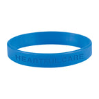 Silicone Bracelet in a Single Color - Royal Blue - Laser