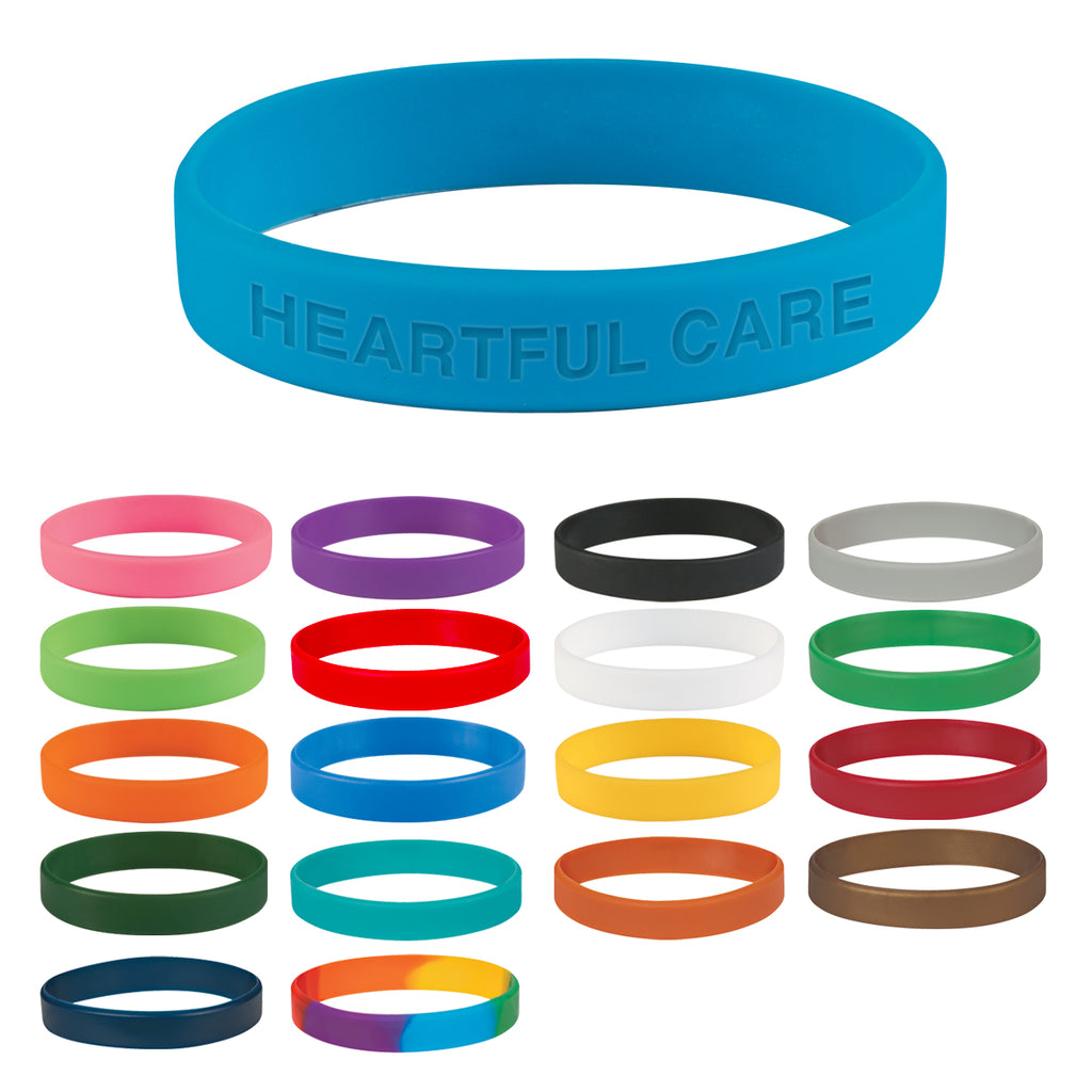 Silicone Bracelet in a Single Color
