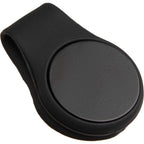 Silicone Brim Clip with Removable Ball Marker Full Color - Black - Detail Closed