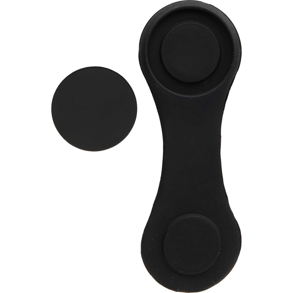 Silicone Brim Clip with Removable Ball Marker Laser Engraving - Black - Components 2