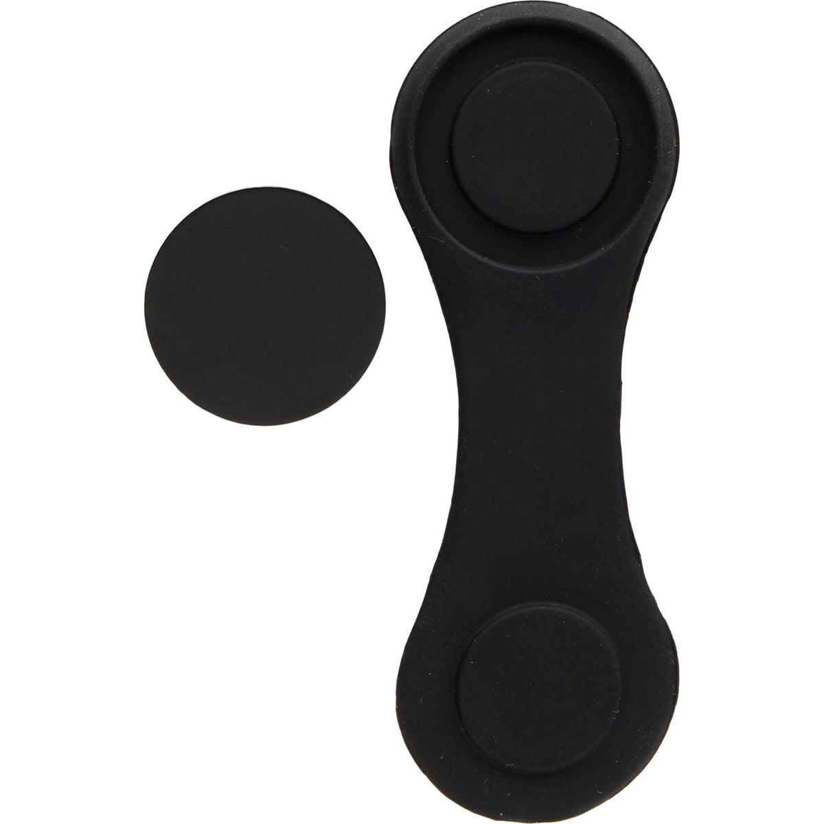 Silicone Brim Clip with Removable Ball Marker Laser Engraving - Black - Components 2