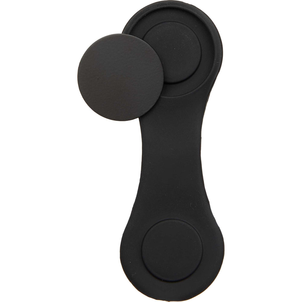 Silicone Brim Clip with Removable Ball Marker Laser Engraving - Black - Detail 2