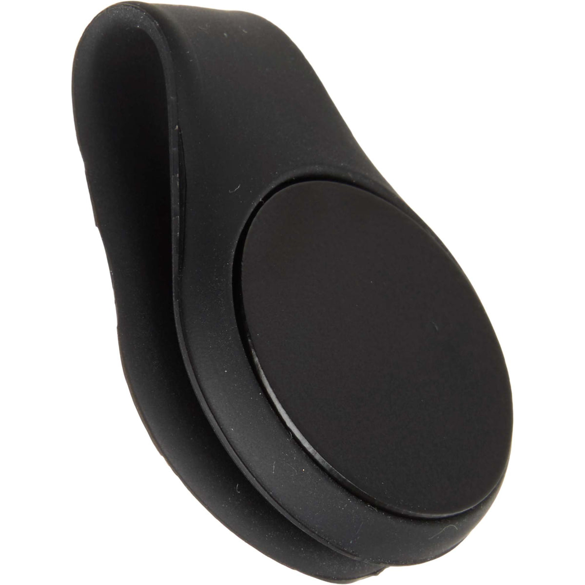 Silicone Brim Clip with Removable Ball Marker Laser Engraving - Black - Detail 3