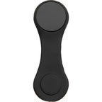 Silicone Brim Clip with Removable Ball Marker Laser Engraving - Black - Front Open 2