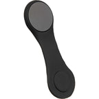 Silicone Brim Clip with Removable Ball Marker Laser Engraving - Black - Right Angle Open