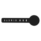 Silicone Cable Tie, Adjustable - Black - Silk Screen
