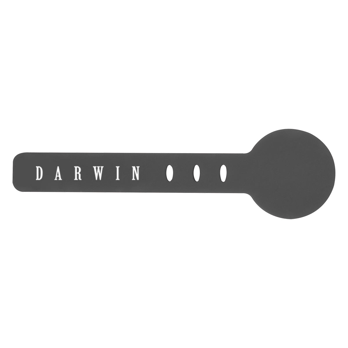 Silicone Cable Tie, Adjustable - Gray - Silk Screen