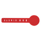 Silicone Cable Tie, Adjustable - Red - Silk Screen