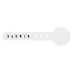 Silicone Cable Tie, Adjustable - White - Silk Screen