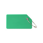Silicone Luggage Tag with Privacy Window - Kelly Green - View 2