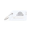 Silicone Luggage Tag with Privacy Window - White - View 1
