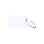 Silicone Luggage Tag with Privacy Window - White - View 3