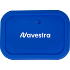 Silicone Meal Prep Container with Air Valve, 24 oz - Blueberry - Front