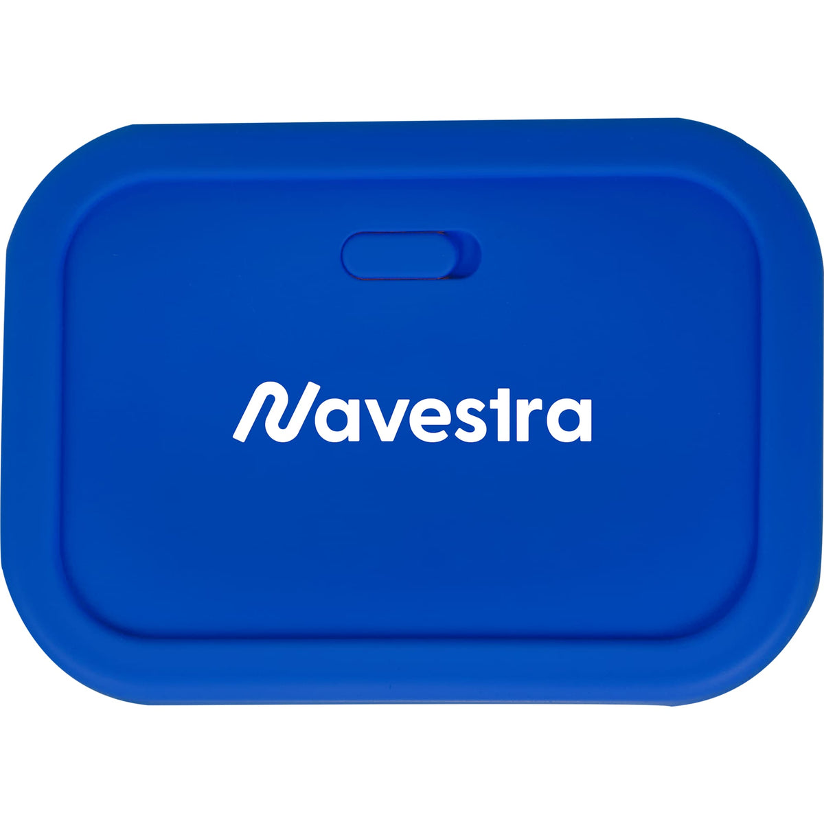 Silicone Meal Prep Container with Air Valve, 24 oz - Blueberry - Front