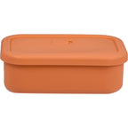 Silicone Meal Prep Container with Air Valve, 24 oz - Melon - Back