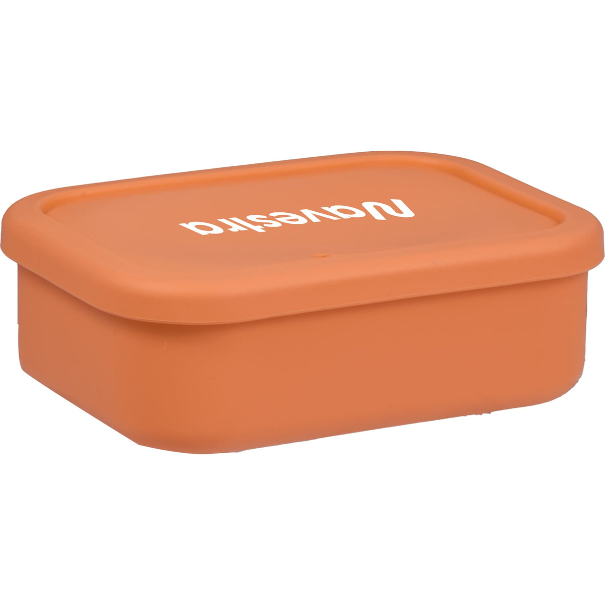 Silicone Meal Prep Container with Air Valve, 24 oz - Melon - Right Angle