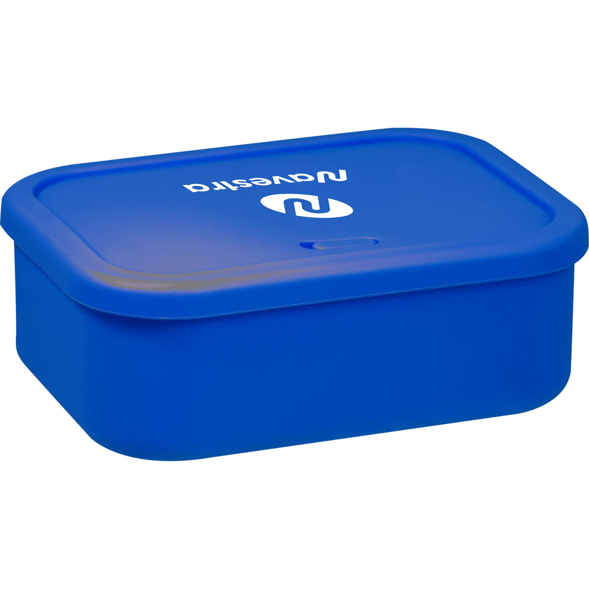 Silicone Meal Prep Container with Air Valve, 44 oz - Blueberry - Right Angle