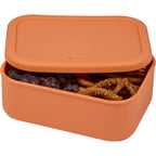 Silicone Meal Prep Container with Air Valve, 44 oz - Melon - Propped