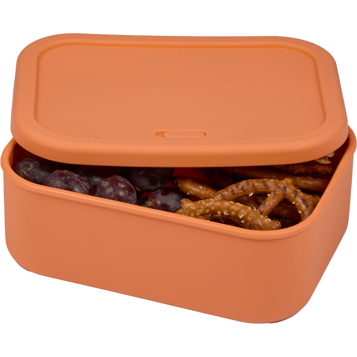 Silicone Meal Prep Container with Air Valve, 44 oz - Melon - Propped
