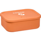 Silicone Meal Prep Container with Air Valve, 44 oz - Melon - Right Angle