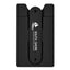 Silicone Phone Wallet and Stand - Black - Silk Screen