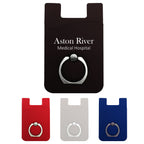 Silicone Phone Wallet with Finger Ring