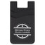 Silicone Phone Wallet with Two Pockets - Black - Silk Screen