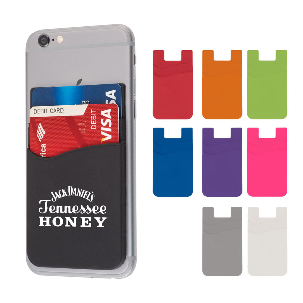 Silicone Phone Wallet with Two Pockets