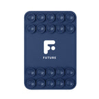Silicone Suction-Cup Phone Mount, Magnetic - Navy - Pad Print