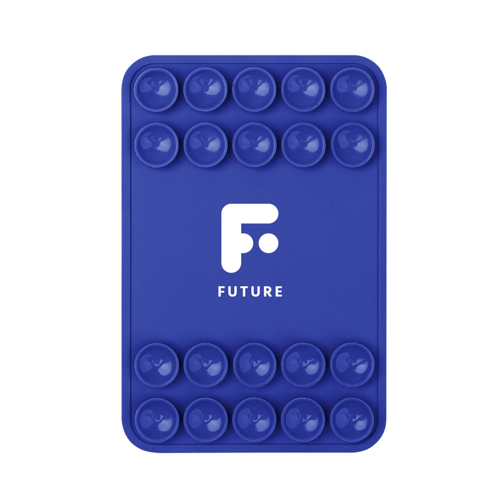 Silicone Suction-Cup Phone Mount, Magnetic - Royal Blue - Pad Print